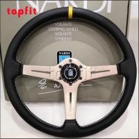 ราคา พวงมาลัย Nardi ND ขนาด 15 นิ้วพร้อมแตรหนังแท้ (19589580511)