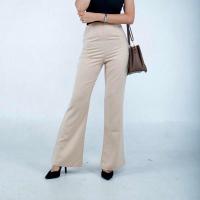 ราคา กางเกงขายาวทรงขาม้าสีครีม (25272456526)