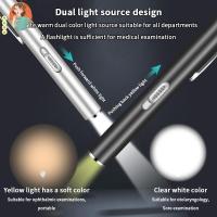 ราคา [VURK] Dual Light Source นักเรียนปากกา Oral Penlight ไฟฉาย LED Mini Medical Handy USB ชาร์จไฟฉายสแตนเลสแสงเครื่องมือตกปลากลางแจ้ง VN (40427595463)