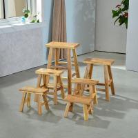 ราคา เก้าอี้ไม้เนื้อแข็ง ม้านั่งตัวเล็ก เก้าอี้เต้นรำ เก้าอี้เตี้ยมีเท้าสูง เก้าอี้ไม้ยาวในบ้าน เก้าอี้ล (24587042017)