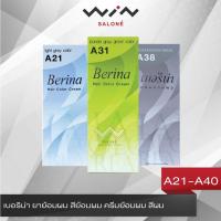 ราคา Berina เบอริน่า ยาย้อมผม สีย้อมผม ครีมย้อมผม สีผม A21-A40 (9939882948)