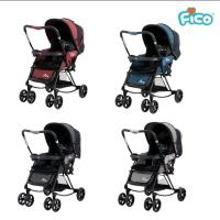 ราคา Fico รถเข็นเด็ก รุ่น Striker: A106 เปลี่ยนเป็นเปลโยกได้ เข็นได้ 2 ทิศทาง สินค้าพร้อมส่ง (13709038719)