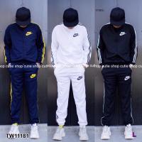 ราคา ✨พร้อมส่งจ้า ✨ชุดวอร์มผู้ชาย /สาวอวบ Set Sport Jacket 2 ชิ้นเสื้อแจ็คเก็ตกับกางเกงขายาว (6364858772)