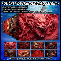 ราคา MERAH สติ๊กเกอร์พื้นหลังตู้ปลามังกรแดง (58001501354)