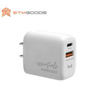ราคา อะแดปเตอร์ - Monocozzi Essential 20W Quick Charge Wall Charger US White (STM Goods Thailand) (25114827107)
