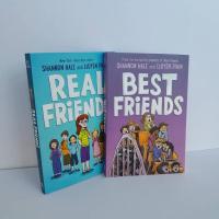 ราคา หนังสือ Best friends & Real friends ชุด 2 เล่ม graphic novel การ์ตูน หนังสือภาษาอังกฤษ (21943373441)
