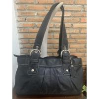 ราคา Coach แท้ กระเป๋าหนังสีดำ วินเทจมือสอง (9520458361)