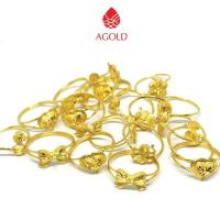 ราคา AGOLD แหวนทองคำแท้ ลายแฟชั้น คละลาย หนัก 1.0 กรัม (4616103626)