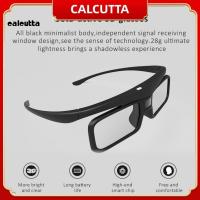 ราคา [calcutta] GetD GL1600 แว่นตา 3D การส่งผ่านสูง Active Shutter แว่นตาภาพยนตร์ภาพใสสีดําสําหรับโปรเจคเตอร์ DLP LINK 3D (27190969042)