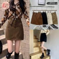 ราคา Lady_jeans #0019-1 (โค้ด LADYJMAY ลด 15%)กระโปรงยีนส์ แฟชั่น แต่งกระดุมหน้า ผู้หญิง ฟรีไซส์ สีครีม สีดำ สีกากี สีน้ำตาล (12274143416)