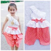 ราคา ชุดไทยเด็กผู้หญิง ชุดไทยเด็ก ชุดโจงกระเบน (26905566624)