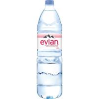 ราคา evian natural mineral water 1.5L ขวดใหญ่สุด 1.5ลิตร น้ำแร่เอเวียงขวดใหญ่100% นำเข้าจากฝรั่งเศส (20785855106)