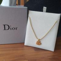 ราคา สร้อยคอ Dior ของแท้ มือ2 จี้หัวใจปั๊ม CD สีทอง สภาพสวยเหมือนใหม่ (42024539668)