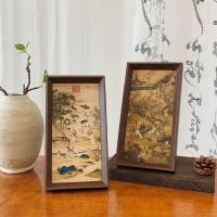 ราคา กรอบรูปสไตล์จีนโบราณ ด้วยภาพวาดภูมิทัศน์และภาพวาดจีน สำหรับการตกแต่งเดสก์ท็อปรูปลักษณ์เรียบง่าย (44268231034)