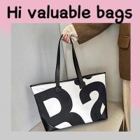 ราคา กระเป๋าสะพายสไตล์ใหม่ rally Tote Fashion Trend One Shoulder Large Capacity Commuter Bag (28817362457)