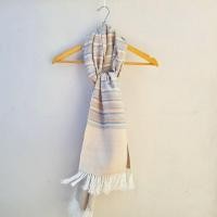 ราคา ผ้าพันคอ/ผ้าคลุมไหล่ ผ้าฝ้ายทอมือ ย้อมสีธรรมชาติ (22428114085)