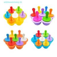ราคา Alittlese 7หลุมที่มีสีสันไอติมซิลิโคนแม่พิมพ์อาหารเกรดซิลิโคนลูกน้ําแข็งแม่พิมพ์เด็กผลไม้เขย่าไอศครีมทําเครื่องมือไอศครีมชง ไทย (28827530626)