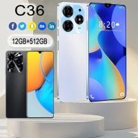 ราคา สมาร์ทโฟน 12+512GB แบตเตอรี่ 6800mAh หน้าจอใหญ่ 7.3 นิ้ว โทรศัพท์ประสิทธิภาพสูง โทรศัพท์เกมมิ่ง กล้อง AI หน่วยความจำขนาด (40310274984)