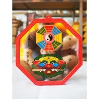 ราคา กระจกแปดเหลี่ยม รูปยันต์หยินหยาง สิงห์คาบดาบ ขนาด 10.5 x 10.5 นิ้ว (2661975416)