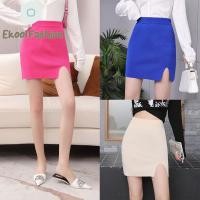 ราคา กระโปรงสั้นทรงเอสำหรับผู้หญิง กระโปรงทำงาน ดีเทลผ่าข้างหน้า กระโปรงทรงเอแฟชั่น พร้อมส่งร้านในไทย (22911595170)