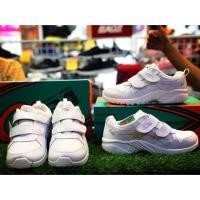 ราคา GIGA แถบลอก | รองเท้าผ้าใบ รองเท้าพละ ผ้าใบสีขาว ใส่สบาย ทำความสะดวก (กดสั่งได้เลย) (1587426509)