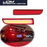 ราคา iJDM For Mitsubishi Lancer Evolution X Outlander Red LED Bumper Reflector lights Brake Tail Light w (51702962676)
