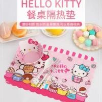 ราคา แผ่นรองจานลายคิตตี้โดเรม่อน ลายน่ารัก (6440903105)