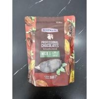 ราคา มิลค์ช็อคโกแลต คอมพาวด์ (เม็ดกระดุม) เจ Bestmate 500 กรัม milk chocolate compound 500 g. (40057642156)
