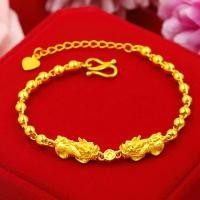 ราคา Nobel สร้อยข้อมือ ปี่เซียะ ชุบทอง 18K เรียกทรัพย์ ค้าขาย เสิรมดวง เพิ่มโชคลาภ เงินทองไม่รั่วไหล กำไลข้อมือ ปี่เซียะ (20221456743)