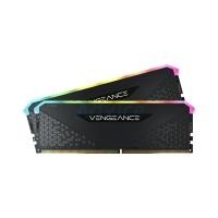 ราคา RAM DDR4 CORSAIR VENGEANCE RGB RS BLACK 3200 16.GB 8GBX2 (17181538588)