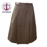 ราคา กระโปรงลูกเสือ(พาวเมอร์) ทรงเนตรสีกากีตราสมอ (53853278479)