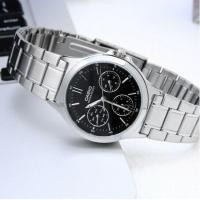 ราคา นาฬิกา Casio รุ่น LTP-V300D-1A นาฬิกาผู้หญิง สายแสตนเลสหน้าปัดสีดำ สวยหรู - มั่นใจ ของแท้ 100% (5286278039)