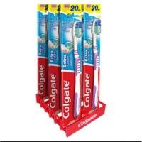 ราคา แปรงสีฟัน คอลเกต เอ็กตร้าคลีน ขนแปรงนุ่ม แพ็คละ 6 ด้าม ++Colgate Toothbrush Extra clean 6pcs/pack++ (18214562760)