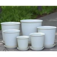 ราคา กระถางพลาสติกขนาดใหญ่ สีเบจ เลียนแบบเซรามิก พร้อมถาดรอง (6741740355)