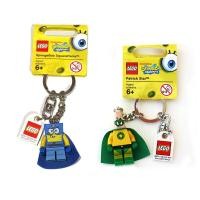 ราคา 853356 + 853357 : พวงกุญแจ LEGO SpongeBob Superhero + Patrick Star Super Hero Key Chain (ผลิตปี 2011) (21519533257)
