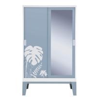 ราคา จัดส่งทั่วประเทศ WD-05 Kiosk ตู้เสื้อผ้าเหล็ก บานเลื่อน 4 ฟุต (2707083196)