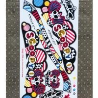 ราคา สติ๊กเกอร์ SCOOPY I ปี 2010 รุ่น 6 ติดรถสีดำ-ชมพู ราคาถูกที่สุด สีสวย คุณภาพดี (16384309114)