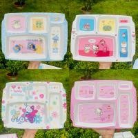 ราคา ถาดหลุม5ช่อง เมลามีนซุปเปอร์แวร์ ลายน่ารักมากก (22461709048)