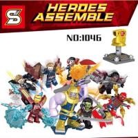 ราคา bbtshop2ตัวต่อ เลโก้จีน Super Heros Avengers แพค8ตัว ถุงือทานอส (1920241353)