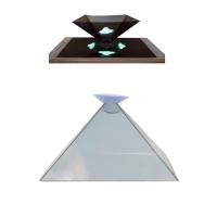ราคา PCF* 3D Hologram Projector Py-ramid Mobile Smartphone Hologram 3D Holo-graphic Display Stands Projector Universal (15140758325)