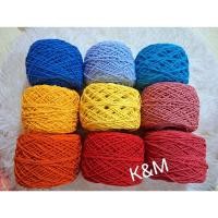 ราคา เชือกฟอกสีโรงงานขนาด200กรัมสีสวย#เชือกฟอกถักกระเป๋าถักหมวก (25456443807)