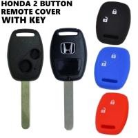 ราคา HONDA Civic City Jazz CRV Accord 2 ปุ่มรีโมทคอนโทรลเคสซิลิโคนนาฬิกาปลุกพร้อมกุญแจ (43314899528)