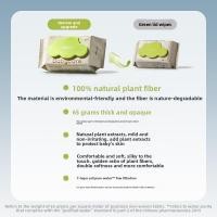 ราคา babycare Baby Hand and Mouth Wet Wipes 80 packs - 10 packs of thickened newborn wet wipes with LIDS, whole box batch (55552047178)