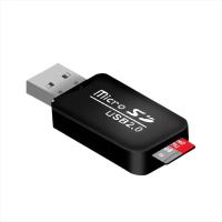 ราคา Mini USB2.0 Micro SD TF T-Flash Memory Card USB2.0 Card Reader Adapter For Windows USB Memory Card Classic Adapter (27751302134)