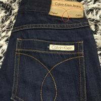 ราคา กางเกงยีนส์ Calvin Klein ขาเดฟ มือสอง เอว 26" (2260896642)