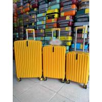 ราคา กระเป๋าเดินทางพลาสติกลายทางแนวตั้ง 3 ขนาด 20/24/28 (28291981128)