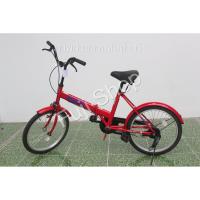 ราคา จักรยานพับได้ญี่ปุ่น - ล้อ 20 นิ้ว - ไม่มีเกียร์ - สีแดง [จักรยานมือสอง] (19701260916)