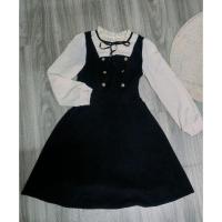 ราคา พร้อมส่ง!! ชุดเดรสแขนยาวสไตล์เกาหลี (52552139465)