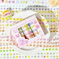 ราคา 6 ม้วนรูปแบบอิโมจิการ์ตูนชนิดบรรจุกล่อง PET Masking Tapes วรรณกรรมสมุดภาพ Deco DIY สติกเกอร์เทป (28843795642)