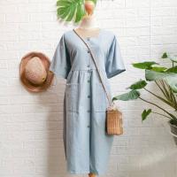 ราคา เดรสไซร์ใหญ่ อก36-50 ใส่คลุมท้องได้ เดรส ราคาถูก ชุดคลุมท้อง แฟชั่น ชุดคลุมท้องคนอ้วน เดรส แฟชั่น สาวอวบ น่ารัก ❤️ (13383544842)